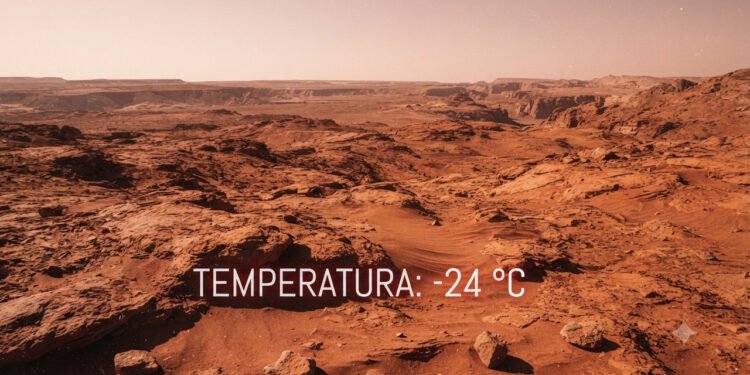 Atmosfera de Marte cria um contraste térmico que surpreende cientistas