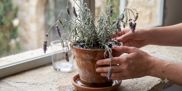 Os jardineiros concordam: se a lavanda seca, nem sempre é por falta de água, mas porque o solo retém umidade demais