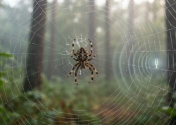 Pesquisadores mostram que a teia da aranha funciona como uma extensão da audição do animal, permitindo que ele capte sons e vibrações que viajam pelo ar, funcionando quase como um sistema auditivo externo capaz de perceber pequenos ruídos ao redor