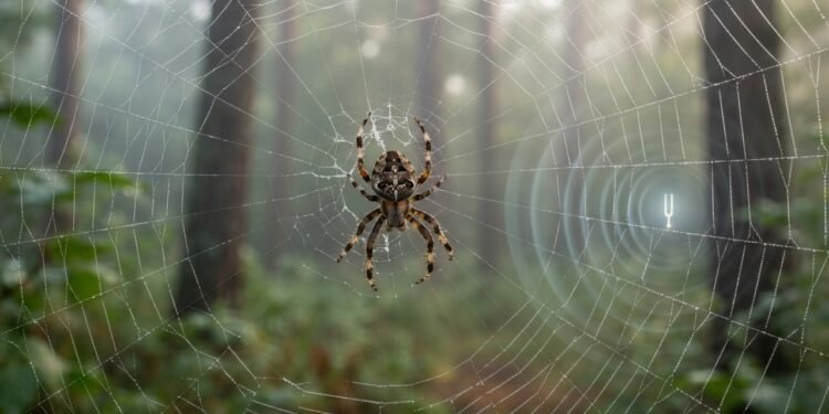 Pesquisadores mostram que a teia da aranha funciona como uma extensão da audição do animal, permitindo que ele capte sons e vibrações que viajam pelo ar, funcionando quase como um sistema auditivo externo capaz de perceber pequenos ruídos ao redor