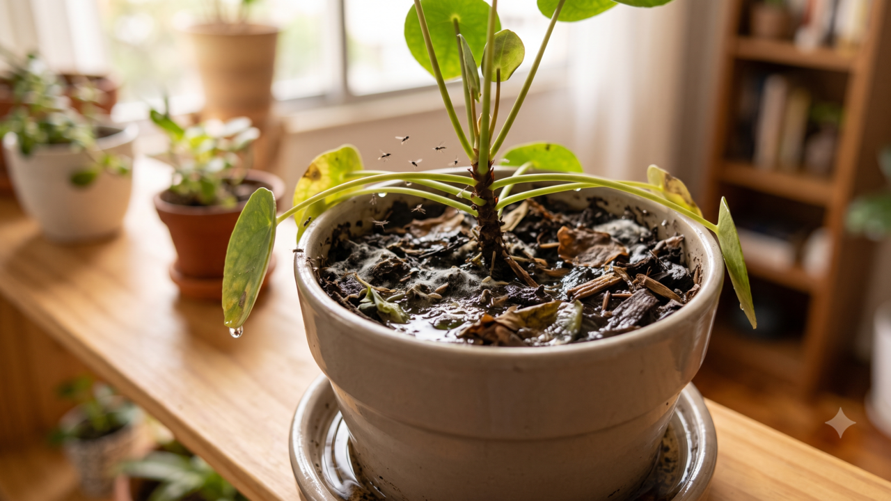 Como acabar com as mosquinhas que aparecem na terra dos vasos sem prejudicar suas plantas