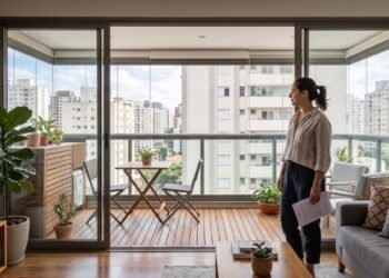 Uma moradora trocou a esquadria entre a sala e a sacada e recebeu ordem para desfazer a obra em 30 dias, mas o TJSP decidiu que o vidro interno não alterava a fachada do prédio
