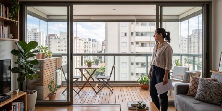 Uma moradora trocou a esquadria entre a sala e a sacada e recebeu ordem para desfazer a obra em 30 dias, mas o TJSP decidiu que o vidro interno não alterava a fachada do prédio