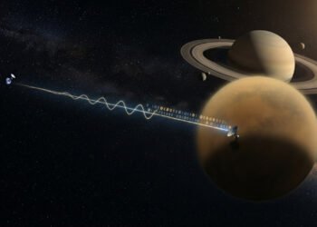 Especialistas da NASA revelam: se Saturno e a Terra trocassem de posição, o tempo de envio das mensagens de Titã mudaria drasticamente