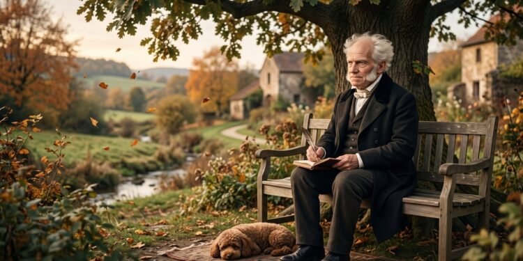 Arthur Schopenhauer, filósofo alemão: "A felicidade depende menos do que uma pessoa possui do que da maneira como ela experimenta a própria vida.”