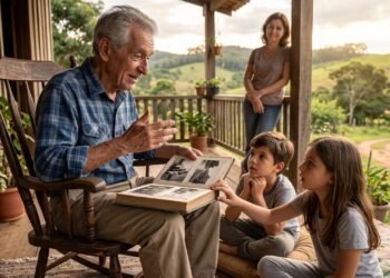 A psicologia diz que quando pessoas com mais de 70 anos começam a contar histórias antigas aos filhos e netos, não estão simplesmente vivendo do passado; chegaram a uma etapa em que transmitir experiências importa mais do que guardá-las para si