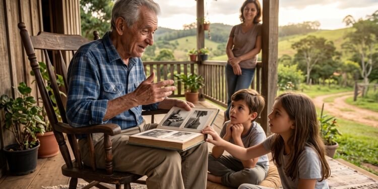 A psicologia diz que quando pessoas com mais de 70 anos começam a contar histórias antigas aos filhos e netos, não estão simplesmente vivendo do passado; chegaram a uma etapa em que transmitir experiências importa mais do que guardá-las para si