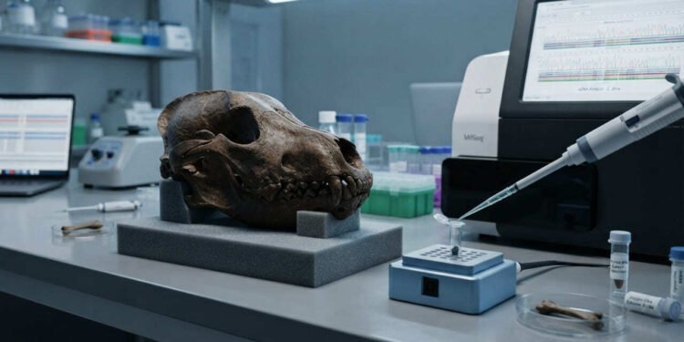 Os lobos-terríveis foram extintos por causa da endogamia?