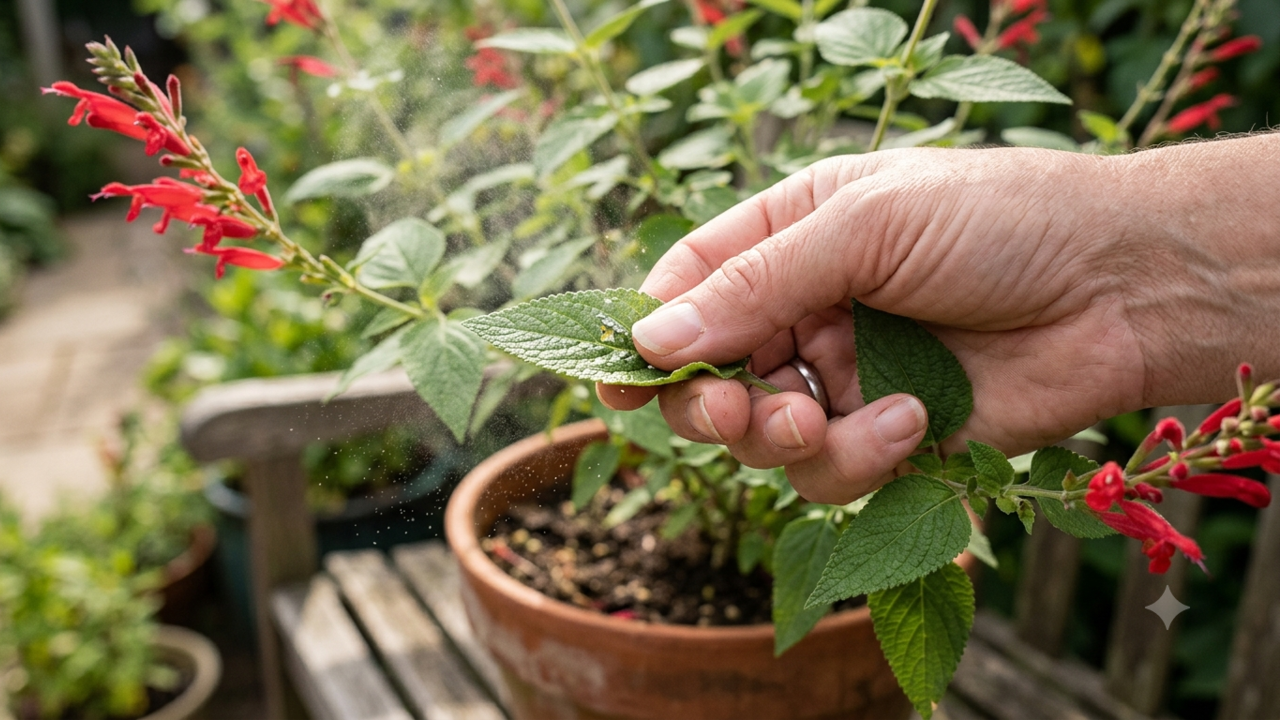planta com cheiro de abacaxi
