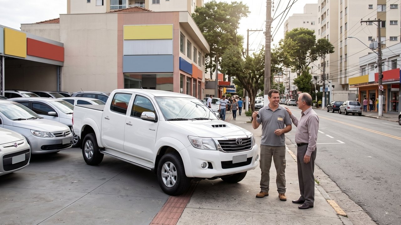 Trabalhador compra picape diesel usada por R$ 75 mil, financia em 48 vezes e, meses depois, o sistema de injeção apresenta defeito. O orçamento da oficina ultrapassa R$ 10 mil e transforma a compra em um peso no orçamento