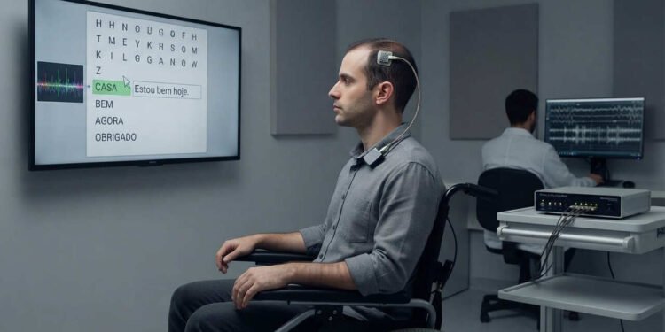 Implantes cerebrais começam a chegar aos testes clínicos e prometem transformar sinais neurais em ações reais, enquanto cientistas explicam como essa tecnologia pode mudar o futuro da comunicação e o controle real do corpo humano