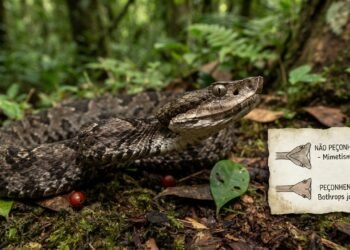 Cabeça triangular significa que a cobra é venenosa? Entenda por que esse velho truque de identificação pode levar você ao erro