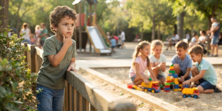 Crianças que observam outras brincando antes de se aproximar estão desenvolvendo este recurso de inteligência social