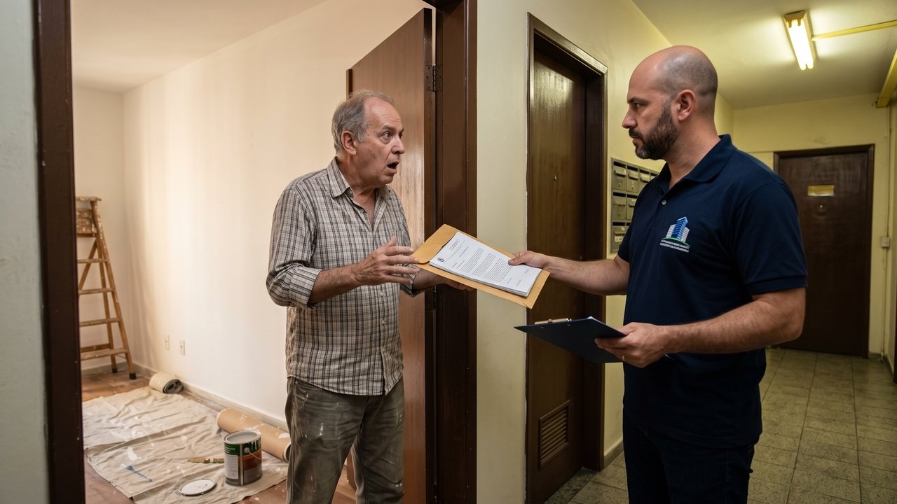 Comprador arremata um apartamento em leilão por um preço inacreditável, mas ignora as letras miúdas do edital e descobre que o imóvel acumulava R$ 100 mil em dívidas de condomínio da antiga dona. A Justiça obriga o novo proprietário a pagar a dívida inteira sob risco de perder o imóvel recém-comprado. A taxa de condomínio é uma dívida que "persegue" a propriedade, independentemente de quem era o dono na época da inadimplência. 
