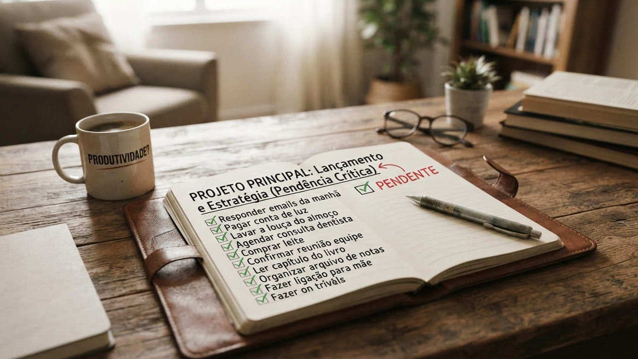 organização de tarefas