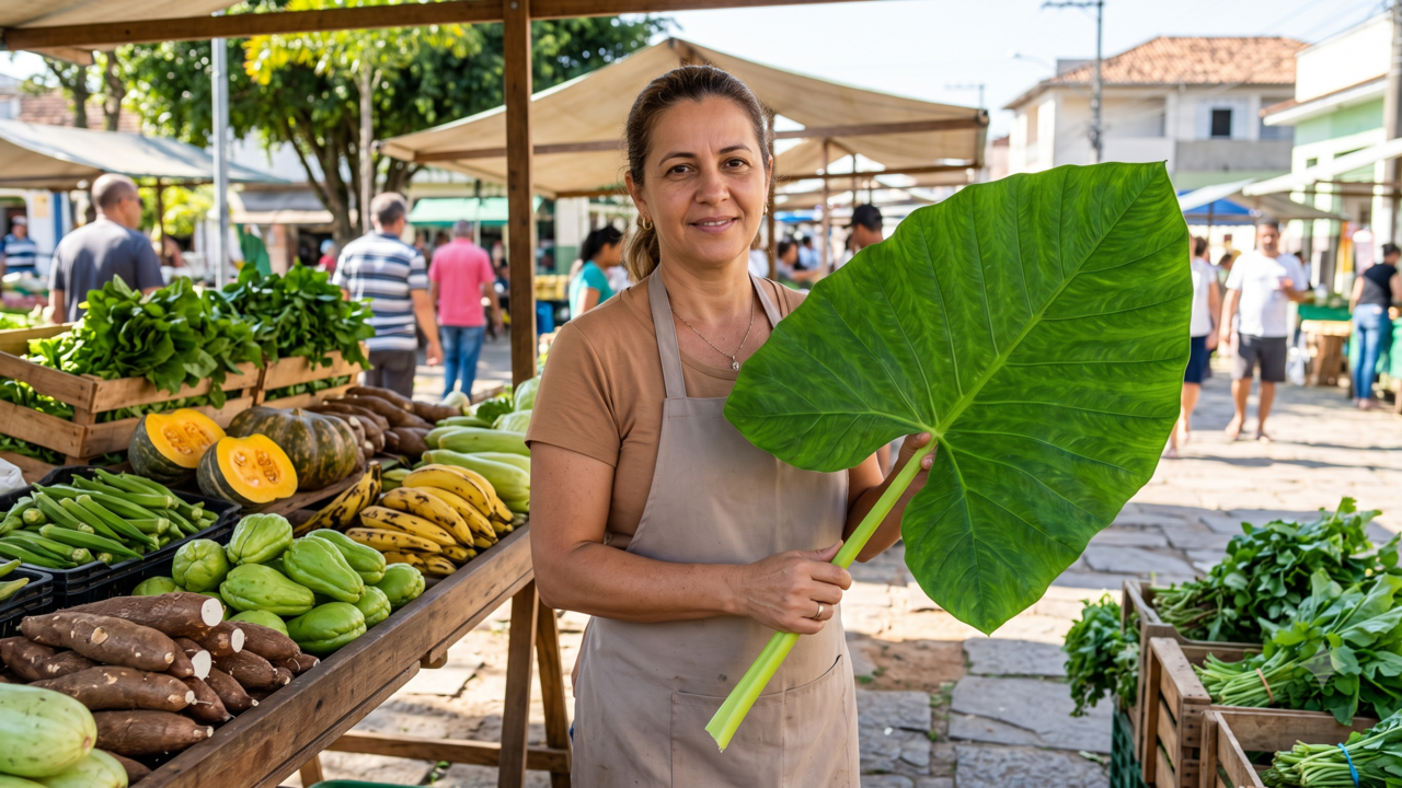 A folha mais esquecida da cozinha brasileira é uma das mais nutritivas, conheça a taioba e como preparar sem erro