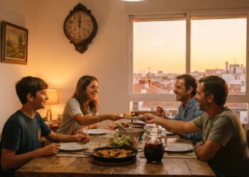 Por que o jantar na Espanha acontece tão tarde da noite e o que o horário oficial imposto por Franco tem a ver com isso; pesquisadores já explicam a relação histórica entre política, fuso horário e a rotina alimentar dos espanhóis