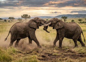 O significado do provérbio africano sobre poder é: “Quando os elefantes lutam, é a grama que sofre”