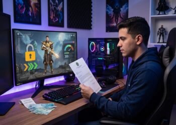 Jogador investe dinheiro real em roupas virtuais e armas dentro de um jogo online popular. Um dia, a desenvolvedora bane a conta permanentemente por suspeita de uso de hack, sem dar chance de defesa. O juiz aplica o Código de Defesa do Consumidor, obriga a empresa a devolver o acesso e condena ao pagamento de R$ 5.000 por danos morais devido ao bloqueio arbitrário.  