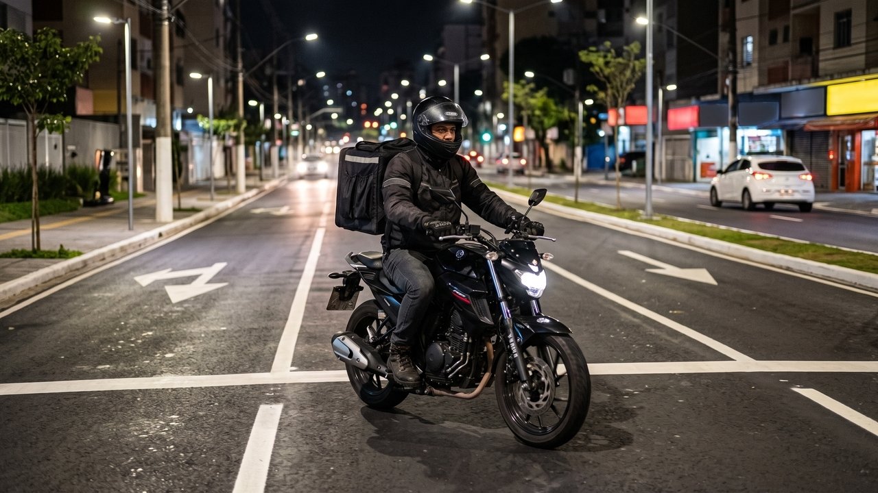 Motociclista cai em cratera aberta de 40 cm sem sinalização em via municipal recém-asfaltada, fratura a clavícula e perde moto avaliada em R$ 28 mil; vítima processa a prefeitura com base na responsabilidade civil objetiva do Estado (Artigo 37, § 6º da CF/88), obtendo ressarcimento integral do veículo, despesas médicas e pensão pelo período de afastamento do trabalho.