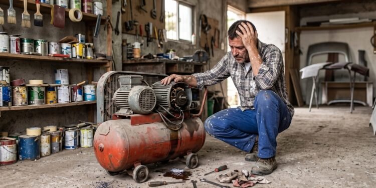 Pintor compra compressor usado para abrir a própria oficina e encontra defeito grave logo após começar a trabalhar; STJ admite responsabilização quando o vício oculto surge dentro da vida útil