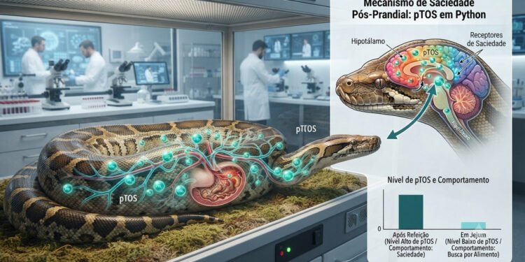 Sangue de pítons revela molécula ligada à saciedade em experimentos com camundongos