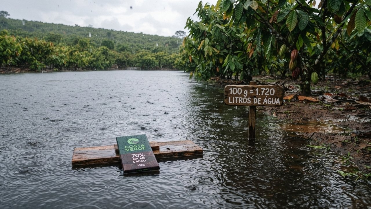 água do chocolate