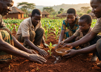 Provérbio africano do dia: “Quando muitas mãos cuidam da mesma semente, a colheita ensina o valor da união”