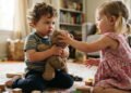 Psicólogos Infantis explicam que a recusa das crianças em dividir brinquedos específicos pode indicar o surgimento da noção de identidade e propriedade, uma fase importante do desenvolvimento infantil que costuma preocupar bastante os pais sem necessidade.