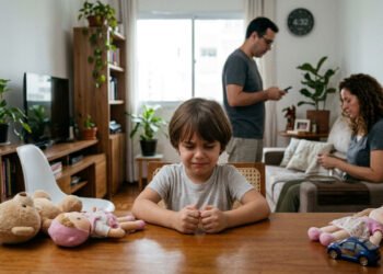 Quem aprendeu na infância a esconder o choro pode crescer dizendo “está tudo bem” mesmo quando não está, porque algumas emoções foram treinadas para desaparecer antes de serem compreendidas