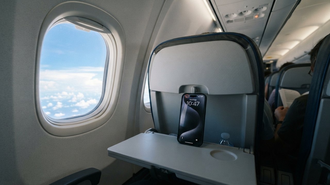celular no avião