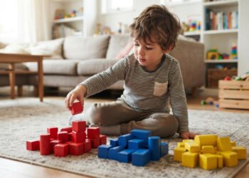 Pesquisas relacionam o hábito de organizar brinquedos por cores com o desenvolvimento da flexibilidade cognitiva infantil