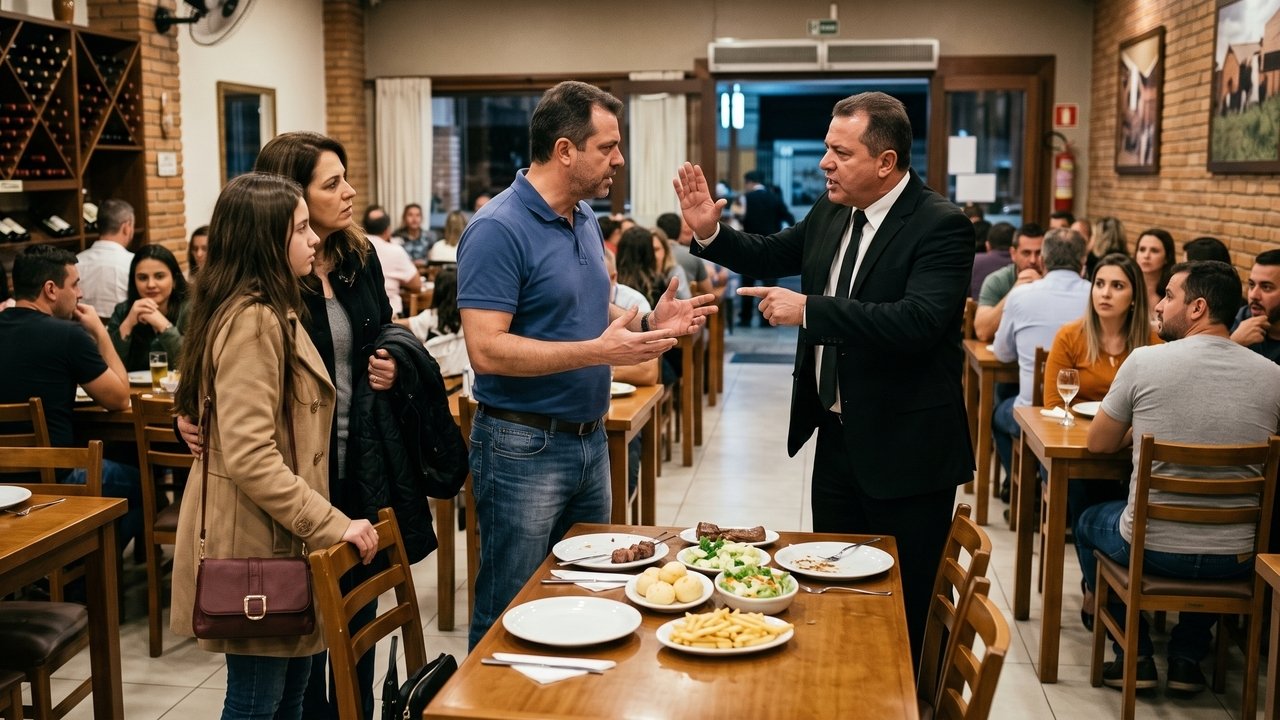 Cliente reserva mesa em rodízio de carnes, desiste após 40 minutos de espera por atraso no atendimento e restaurante exige pagamento de taxa de desperdício de R$ 150 pelas guarnições não consumidas; Juizado Especial anula a cobrança, classificando-a como prática abusiva e fixa indenização de R$ 2.000 por constrangimento ilegal.