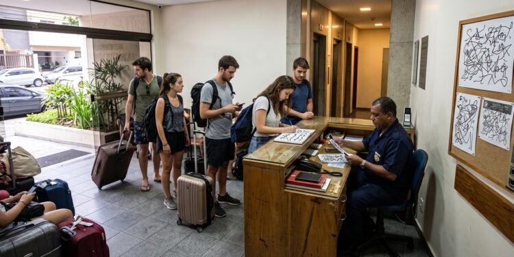 Condômino divide apartamento de 70 m² em 4 estúdios para locação diária em plataformas digitais, gerando fluxo de mais de 30 pessoas estranhas por semana na portaria; assembleia aplica multas sucessivas de até 10 vezes a taxa condominial com base em decisão do STJ que proíbe atividade com destinação comercial em prédio estritamente residencial
