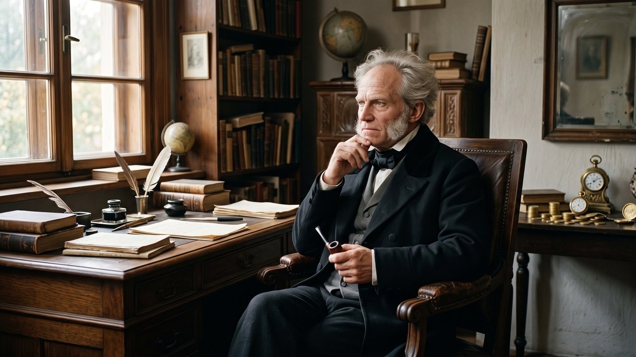 Arthur Schopenhauer, filósofo alemão: "A felicidade depende menos do que uma pessoa possui do que da maneira como ela experimenta a própria vida.”