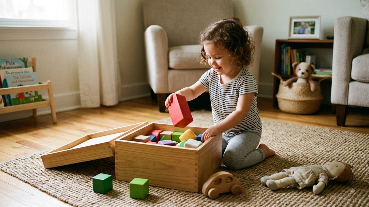 organização dos brinquedos