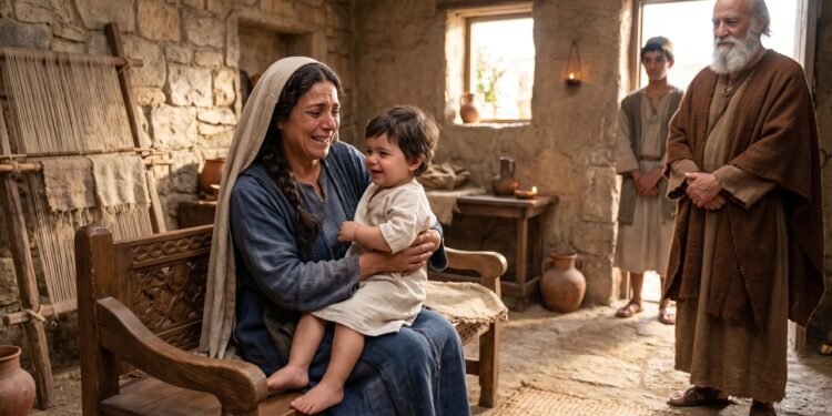 A mulher sunamita achava impossível ter um filho, mas recebeu a promessa: “Por este tempo, daqui a um ano, você terá um filho nos braços” — 2 Reis 4:14-17