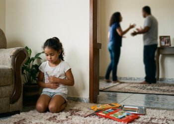 A psicologia explica que adultos que ficam em silêncio quando alguém grita não são frios, muitas vezes refletem uma resposta de defesa aprendida na infância