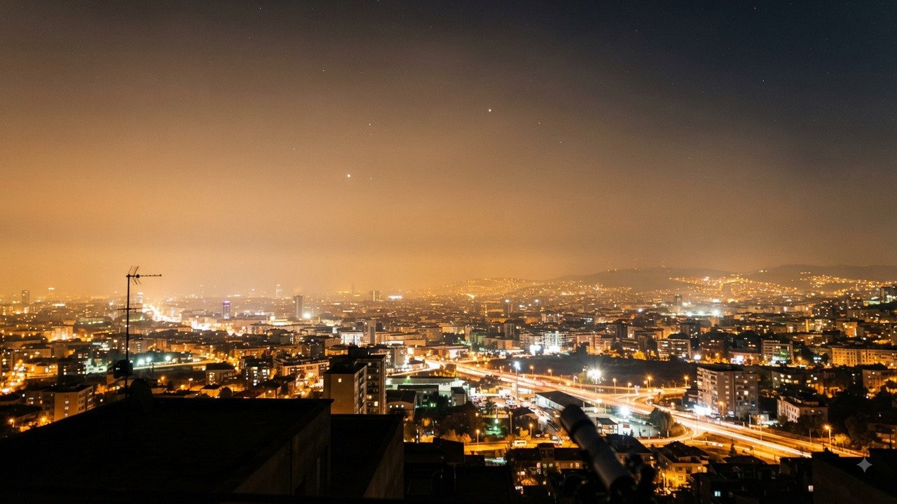 poluição luminosa