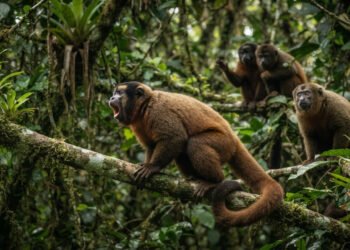 Cientistas identificam 6 “palavras sonoras” que macacos combinam para avisar sobre perigos na floresta