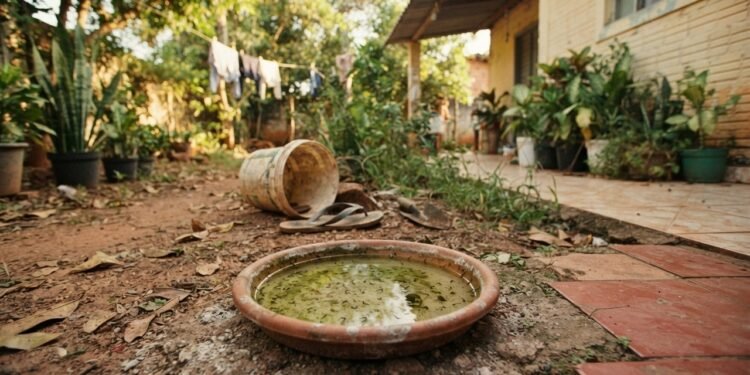 Quintal ou varanda, por que os mosquitos aparecem tanto onde há recipientes com água?