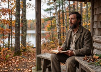 A citação do dia de Henry David Thoreau: "A maioria dos homens leva uma vida de silencioso desespero."