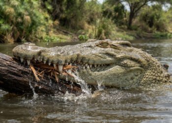 Estudo revela a estratégia que torna a mordida do crocodilo do Nilo ainda mais eficiente