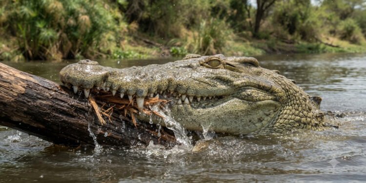 Estudo revela a estratégia que torna a mordida do crocodilo do Nilo ainda mais eficiente
