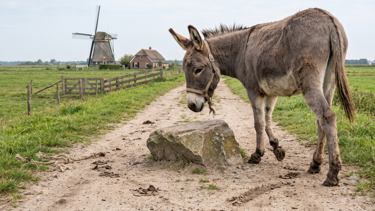 Provérbio holandês do dia: “Um burro não tropeça duas vezes na mesma pedra”, a lição sobre erros que insistimos em repetir 