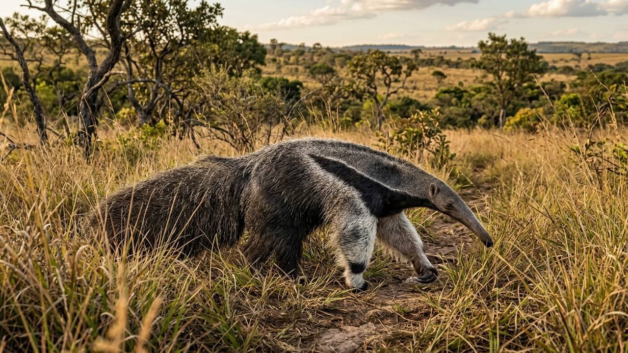 A habilidade inacreditável do tamanduá-bandeira que surpreendeu os biólogos e revela como o animal devora formigas sem destruir o formigueiro