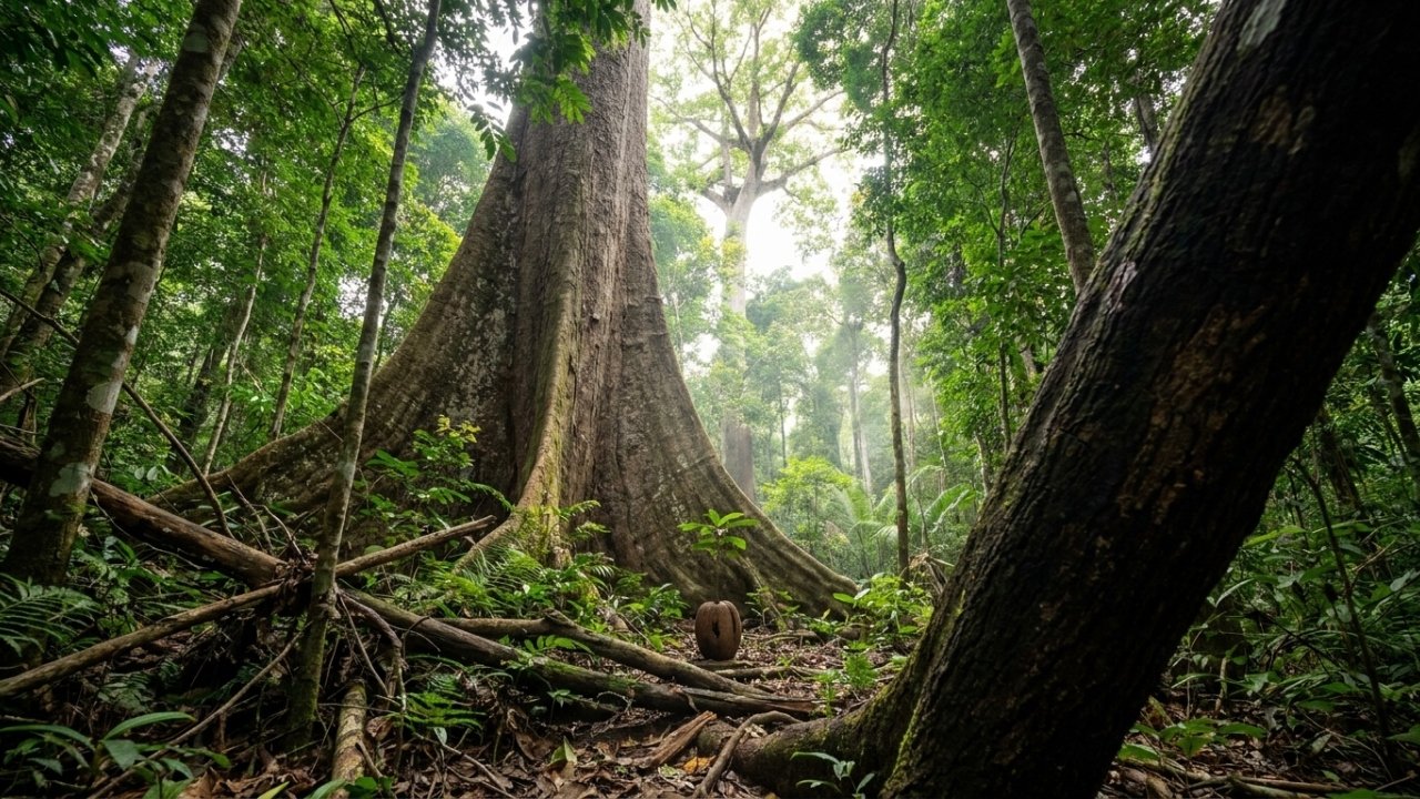 O jequitibá-rosa entre os gigantes naturais do Brasil