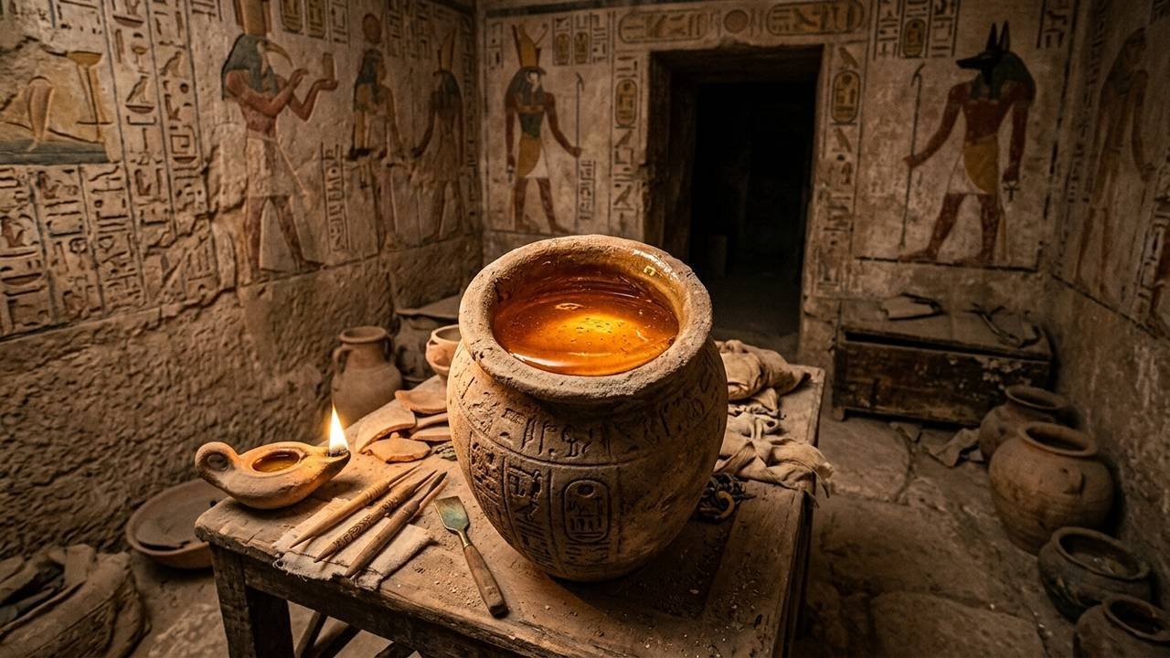 O alimento encontrado em tumbas do Egito Antigo que desafiou a ciência e revela um equilíbrio químico intacto após três mil anos