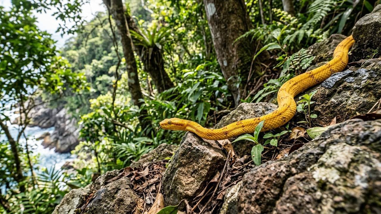 O isolamento geográfico no litoral de São Paulo que acelerou a evolução das serpentes e criou a ilha mais perigosa do planeta
