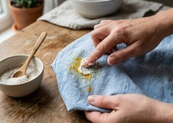 Mistura de vinagre branco com bicarbonato de sódio: para que serve a pasta que quebra a crosta amarela de desodorante em camisas de algodão